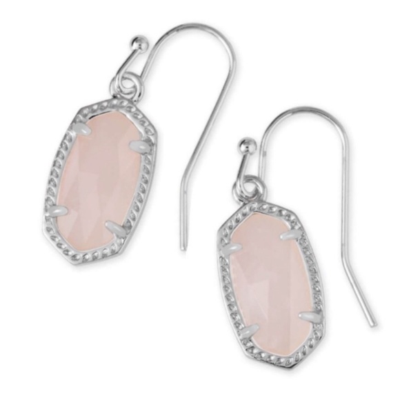 Kendra Scott Jewelry - KENDRA SCOTT • Silver Lee Rose Quartz Earrings